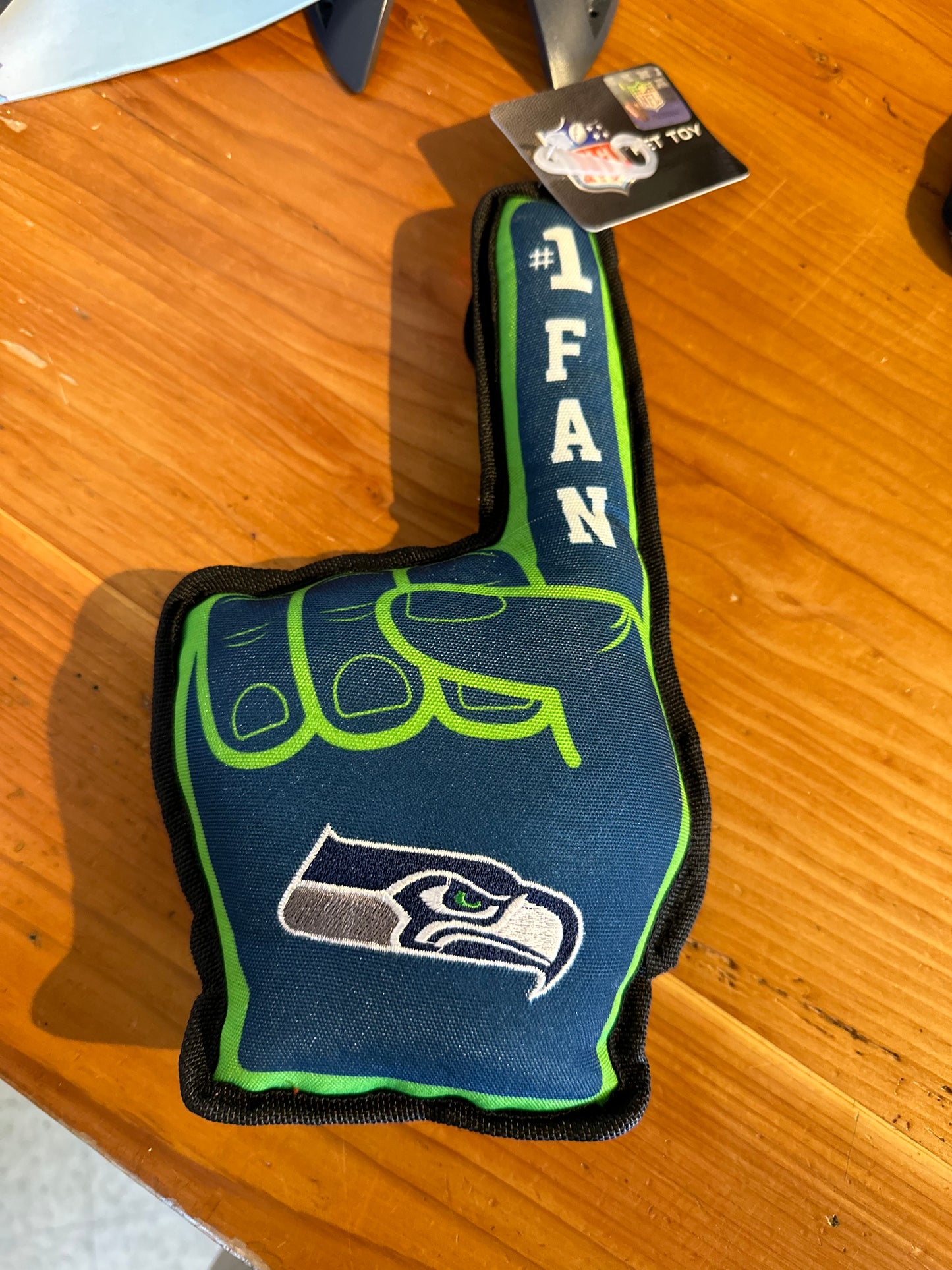 Pets First - Seahawks - #1 Fan Finger Toy