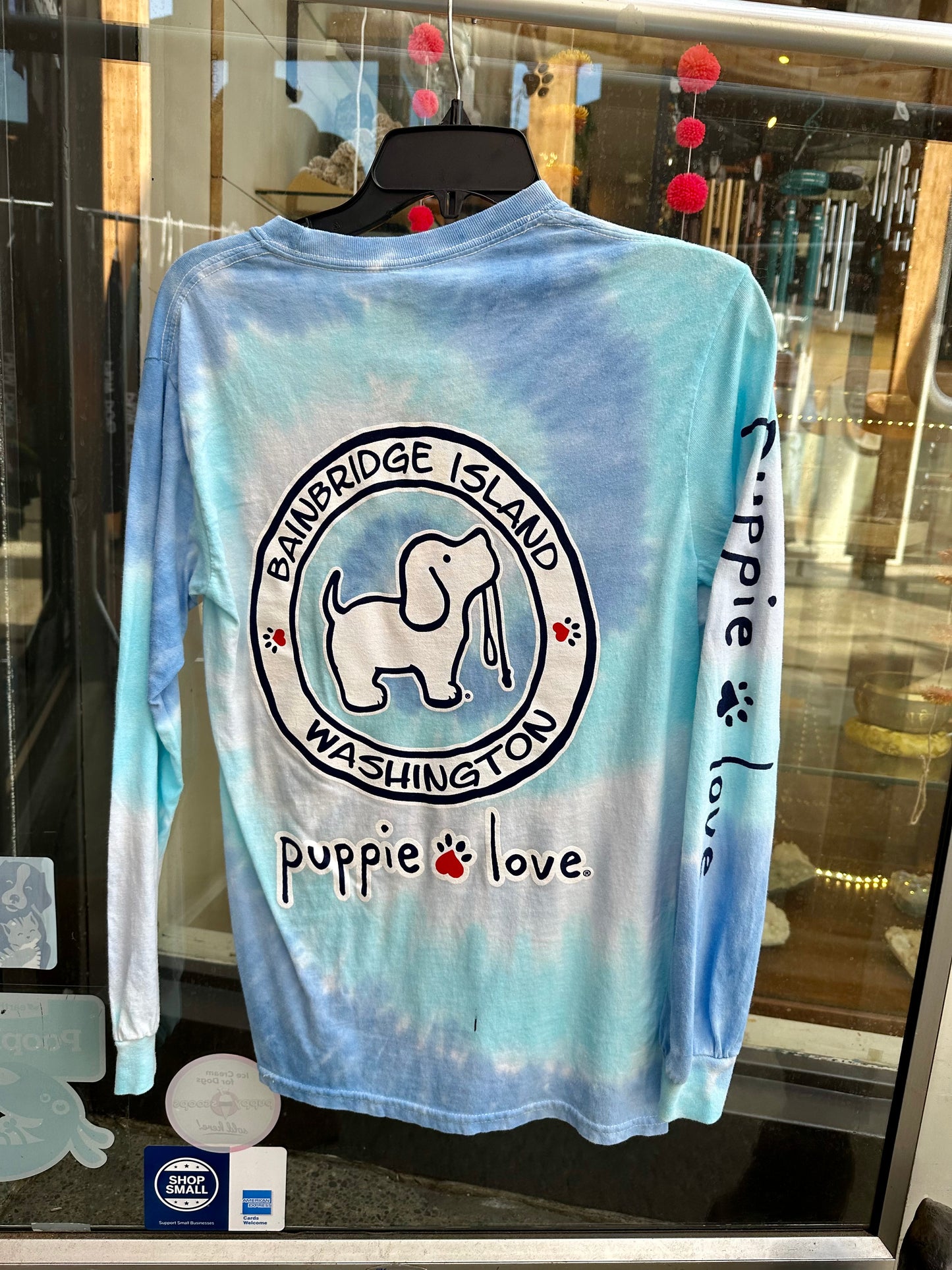 puppie love - Exclusive - Spiral Tie Dye - Long Sleeve T-Shirt - Wildflower - Large