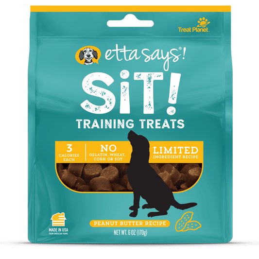 Etta Says - Sit! Training Treats - PEANUT BUTTER 6oz