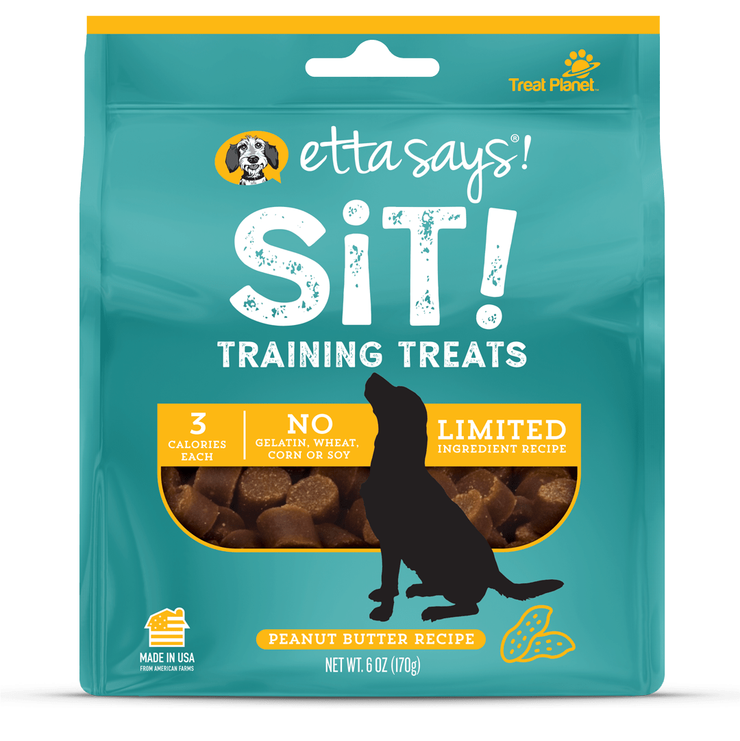 Etta Says - Sit! Training Treats - PEANUT BUTTER 6oz